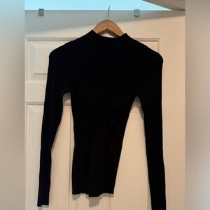H&M Black Off-the-Shoulder Sweater